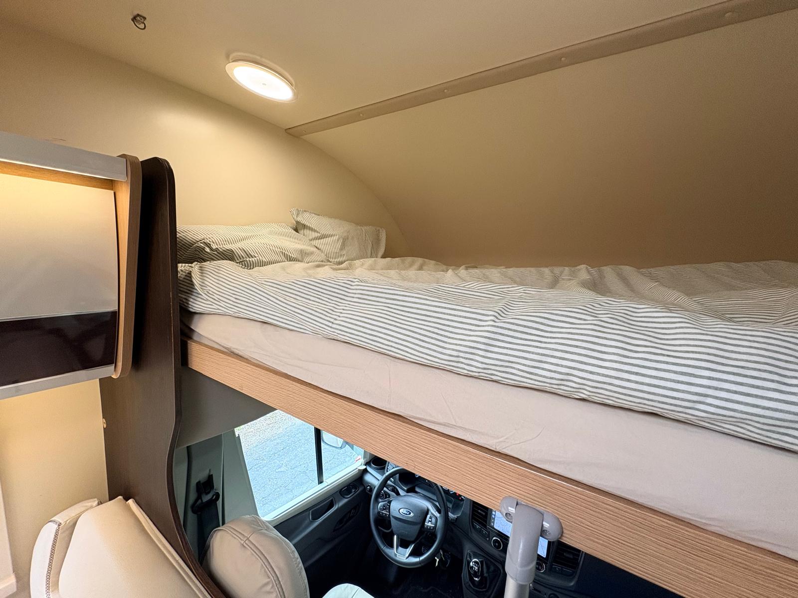 Cama capuchina detalle