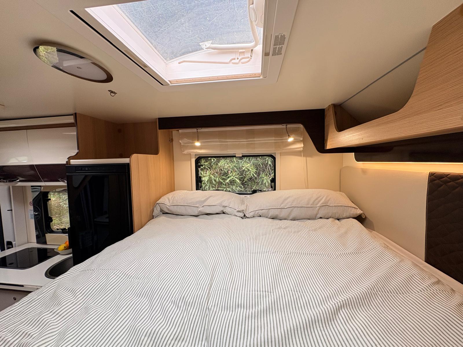 Cama capuchina luminosa